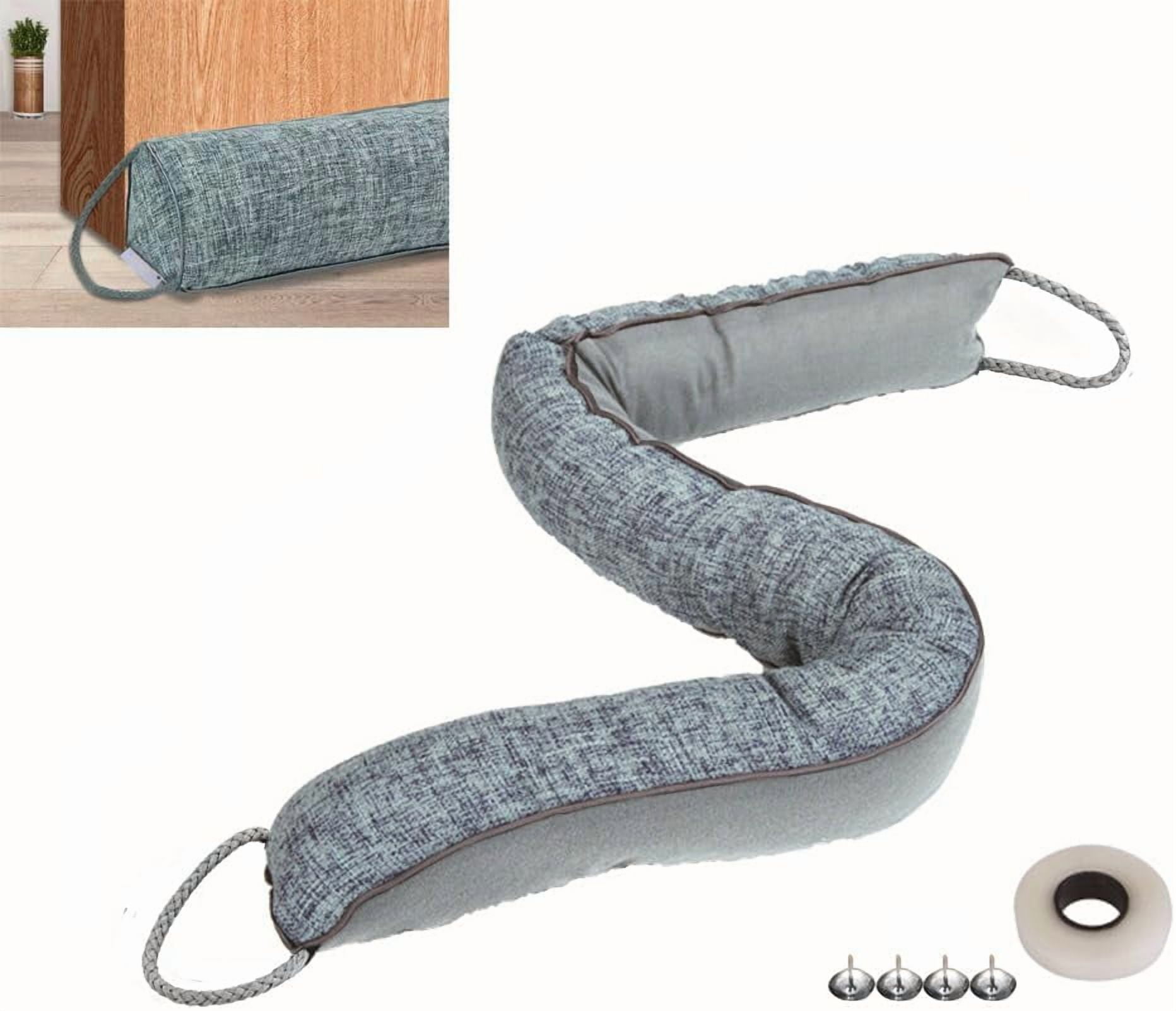 36 inch Triangle Under-Door Draft Stopper, Weighted Weather Stripping Block Hot and Cold Air, Noise, Bugs,Cotton & Polyester Under Door Gap Filler, Draft Stopper, Easy Install