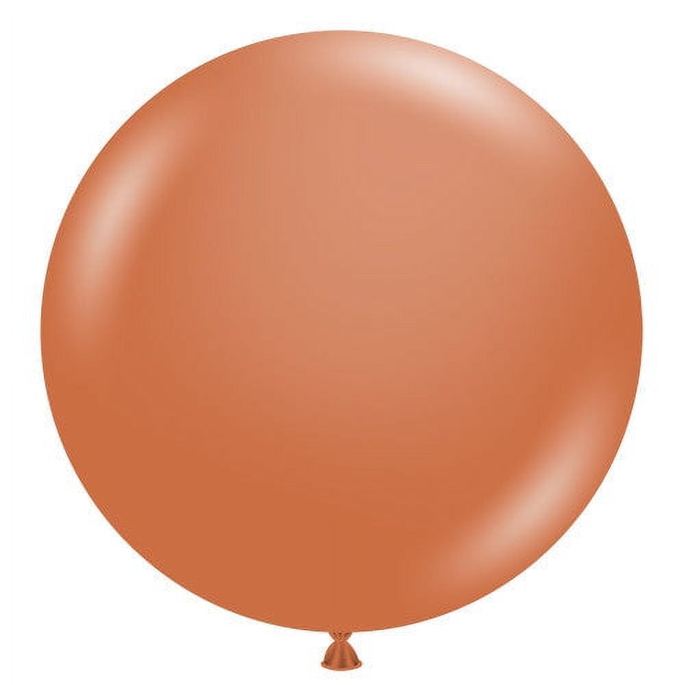 36 inch Tuftex Burnt Orange Latex Balloons (1 Pack) - Party Supplies Decorations