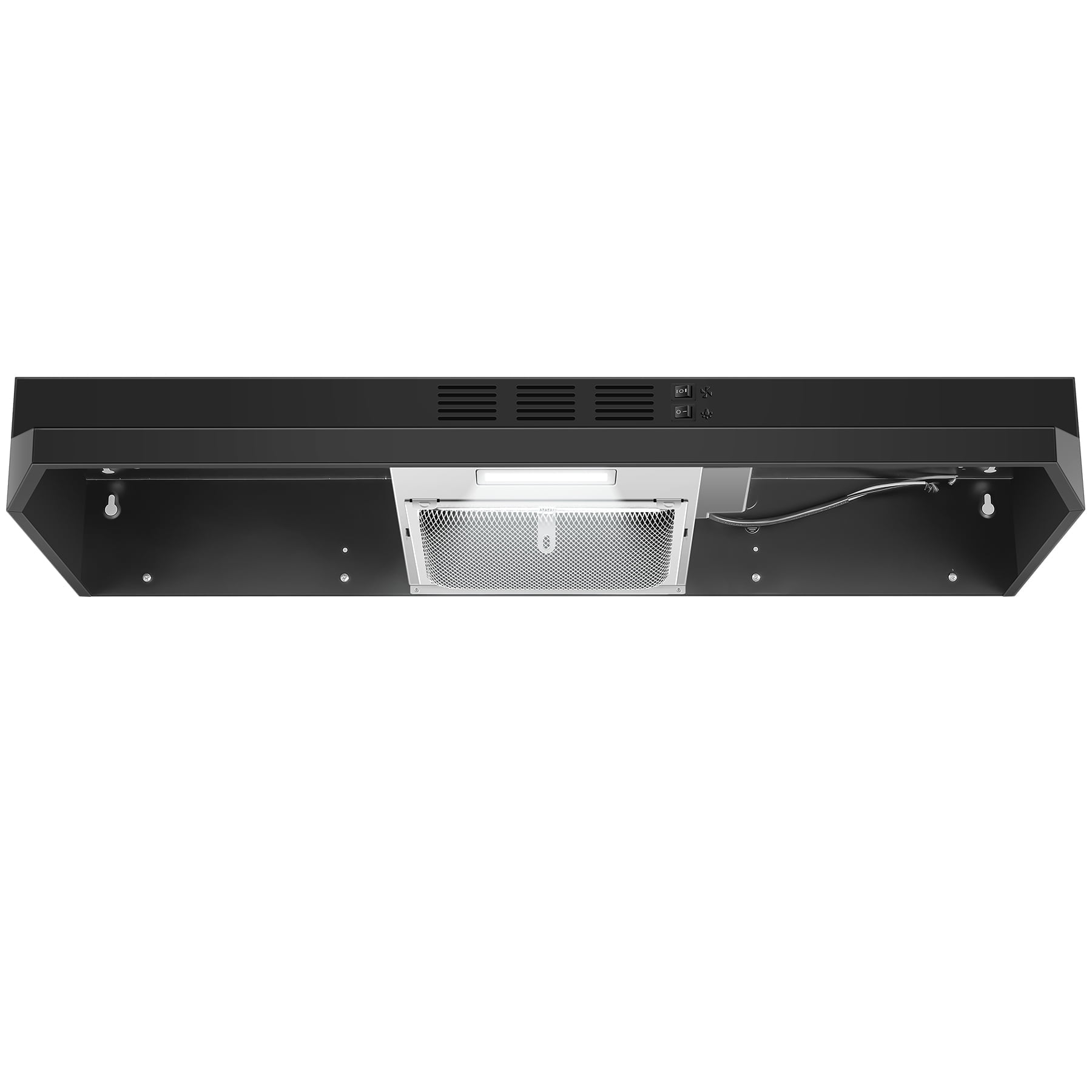36 inch Under Cabinet Range Hood Stainless Kitchen Exhaust Vent 2 Speed with LED Bulb Filter 120V
