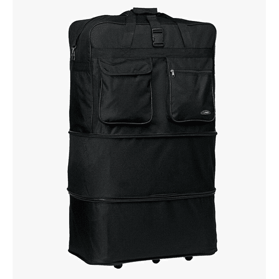 36 inch Wheeled Spinner Suitcase Luggage Expandable Rolling Duffel Bag ...