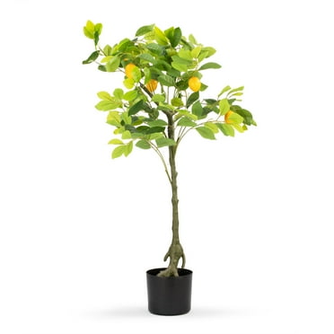 36 inches Artificial Lemon Tree in Nursery Pot