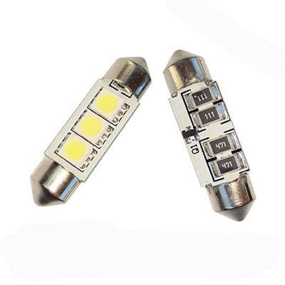 36 mm LED Festoon License Plates Courtesy Map Dome Lights Bulbs - White