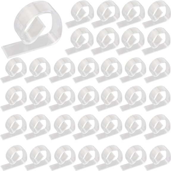 36 or 72 Transparent Clear Tablecloth Clips,Windproof Table Cover Holder Clamps,Table Cloth Holder