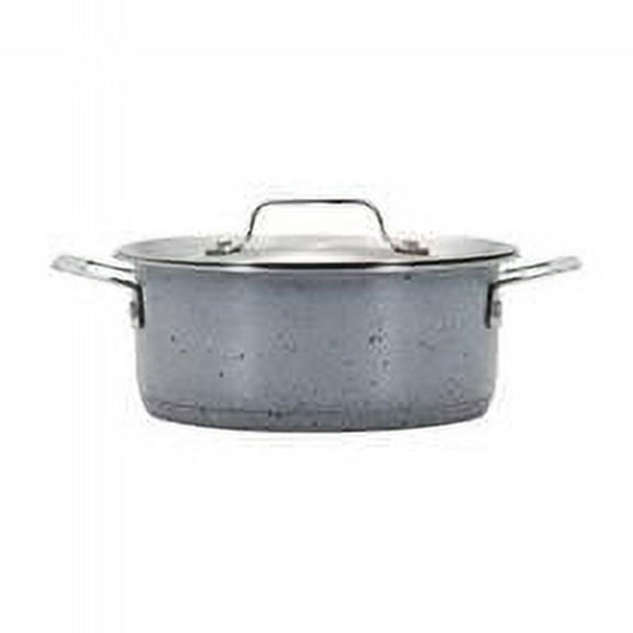 36 oz Hotstone Starlight Cucina Round Dish with Lid - Induction Bottom