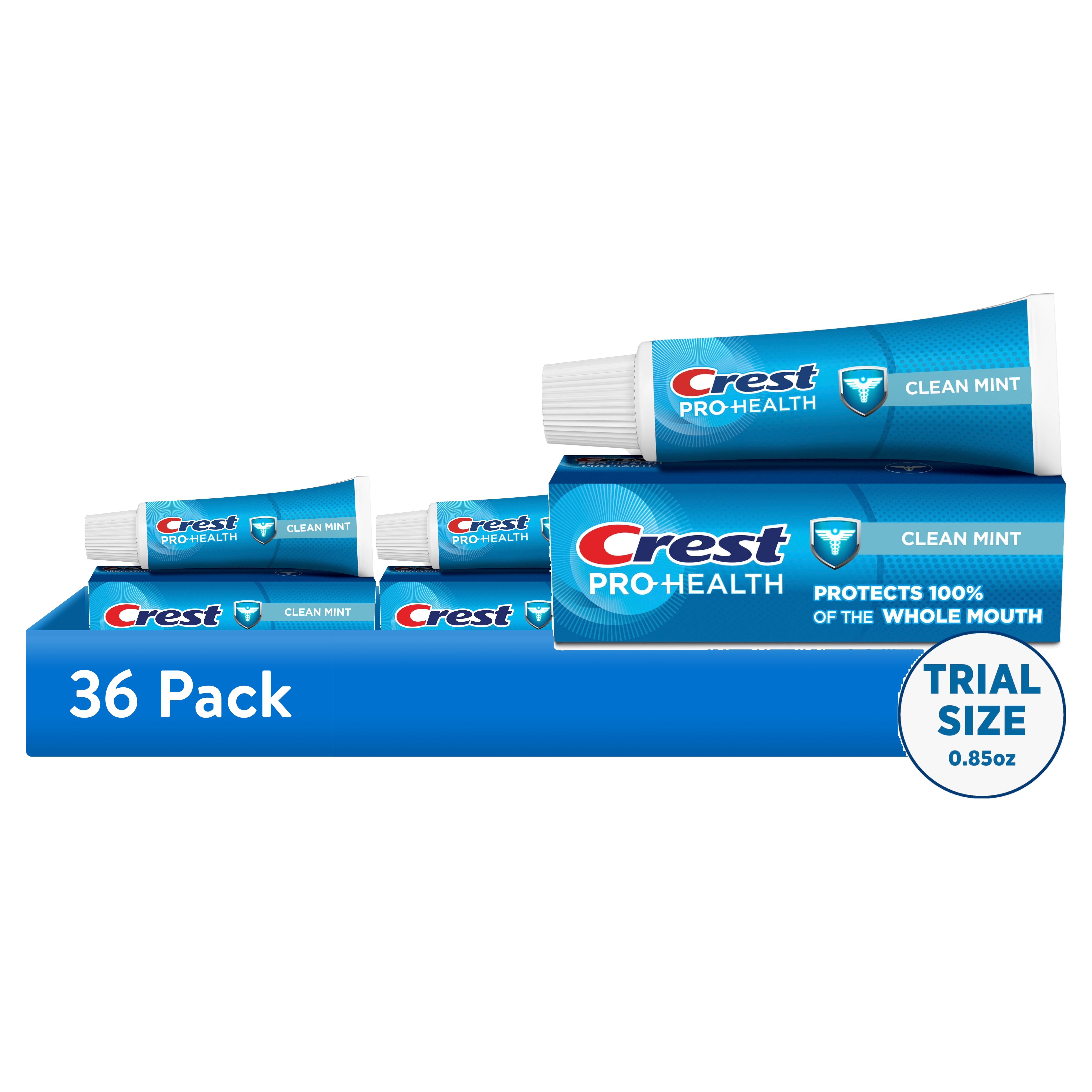 (36 pack) Crest Toothpaste, Pro-Health Clean Mint Toothpaste, 0.85 oz