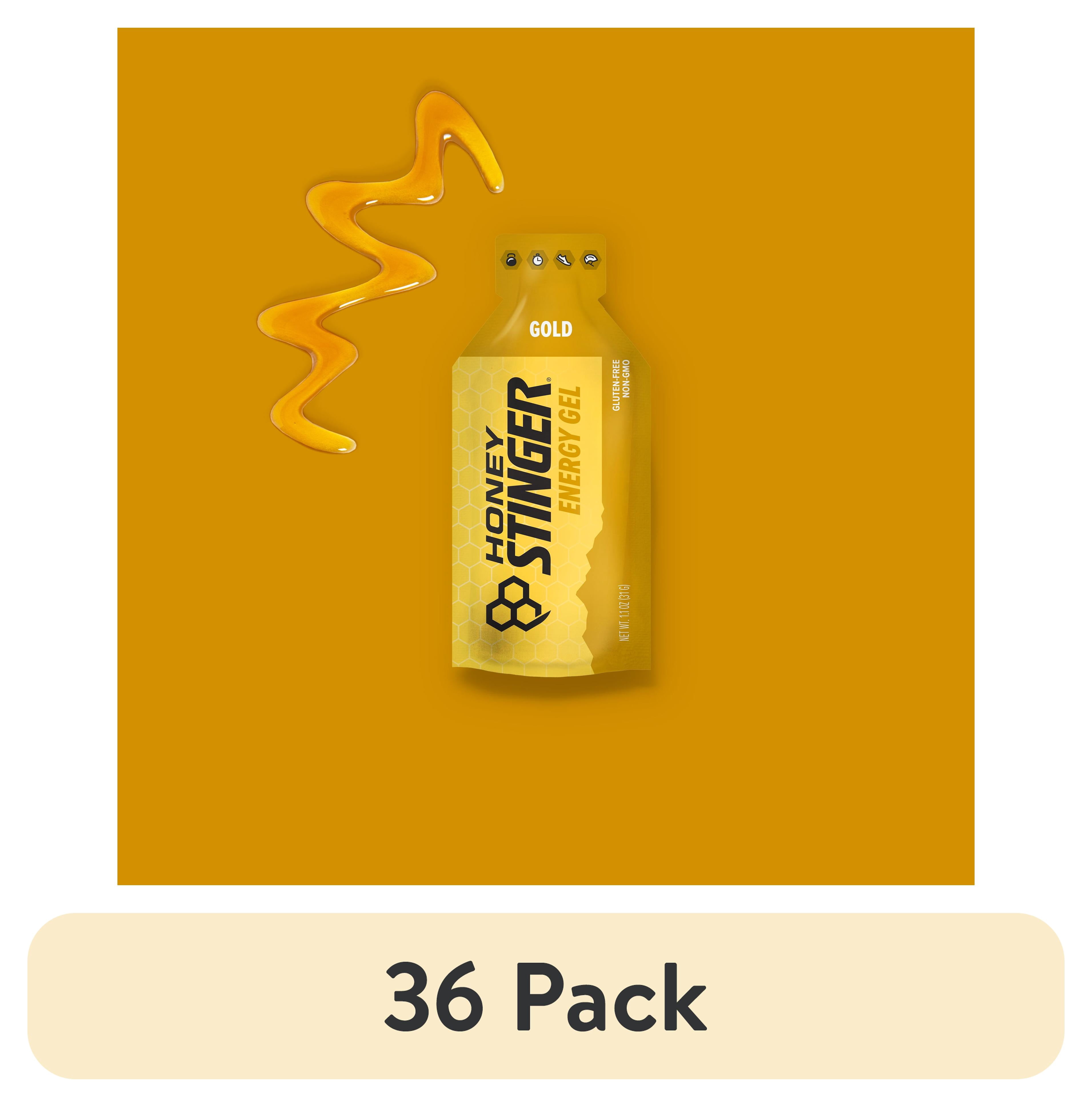 (36 pack) Honey Stinger Gluten-Free Energy Gel, Gold, 1.1 oz, 1 Count