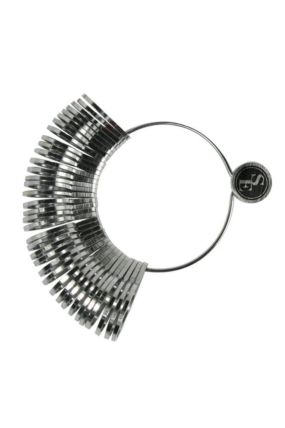 36 pc Metal Finger Ring Sizer Stainless Steel USA Jewelry Gauge Sizes 1"-15 1/4"