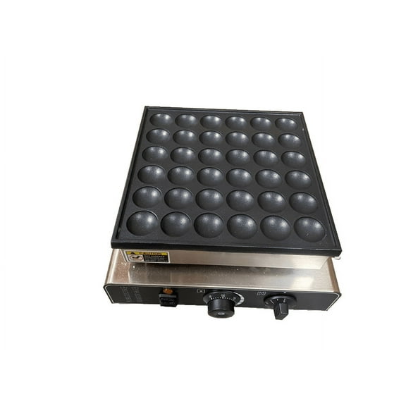 36 pcs Commercial Electric Mini Dutch Pancake Poffertjes Maker