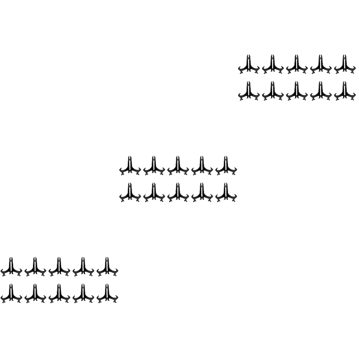 36 pcs Multi-functional Display Rack Plate Holders Plate Display Racks ...