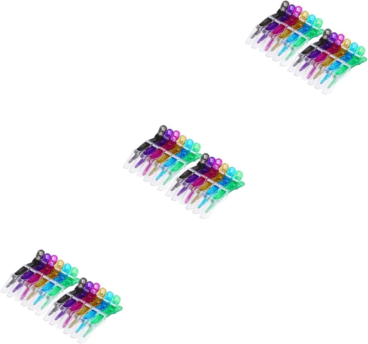 36 pcs hair barrettes for thick hair plastic hair clips hairpin hair dye generation duckbill