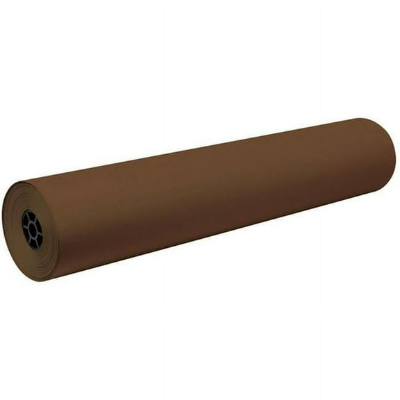 36 x 1000 mm Decorol Flame Retardant Paper Roll, Brown