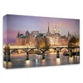 thumbnail image 1 of 36" x 18" Paris No. 501 by Alan Klug - Wall Art Print on Canvas Fabric White, 1 of 3