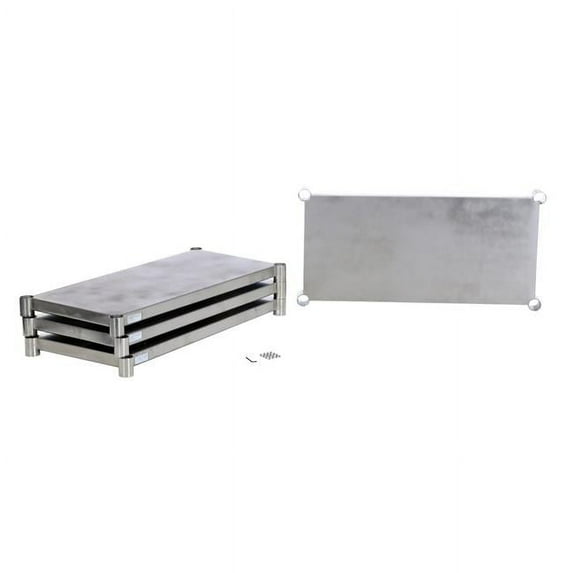 36 x 18 in. Stainless Steel Shelving Kit