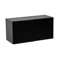 thumbnail image 1 of 36" x 18" x 24" Wall Cabinet-Double Door-with Black Matte door, 1 of 4