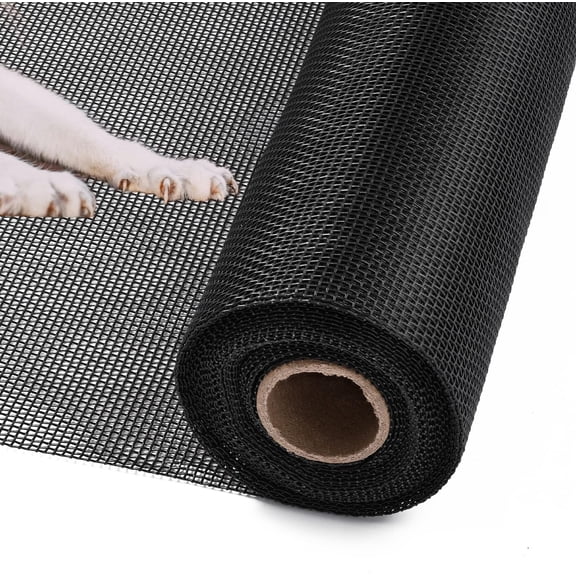 36 x 200 in Pet Window Screen Mesh, Cat Proof Window Screen Replacement, Dog Screen Door Mesh, Screen Mesh Roll, Porch Screens for Patios Outside Outdoor, Heavy Duty Window Screens for House Windows