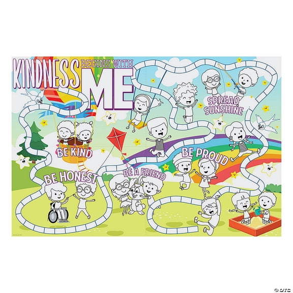 36" x 24" Acts of Kindness Challenge Classroom Paper Activity Poster