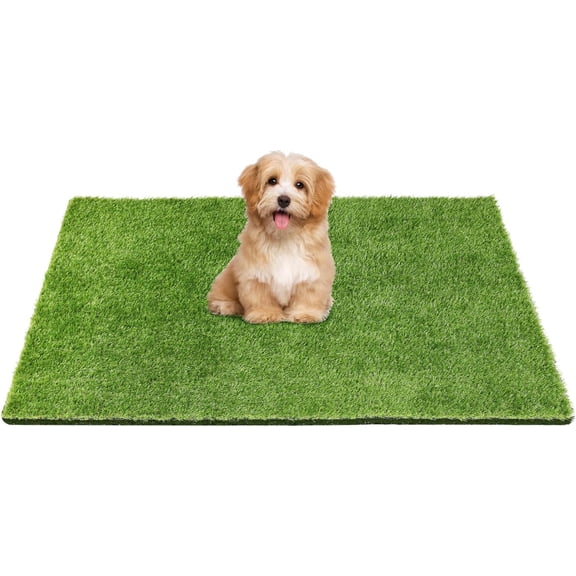 36" x 24"  Grass Mat for Dogs,  Washable Artificial Turf Grass Rug for Patio Lawn Balcony Door  Pet Pee Potty