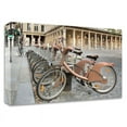 thumbnail image 1 of 36 x 24 Paris Cycles 2 by Alan Blaustein - Wall Art Print on Canvas Fabric White, 1 of 3