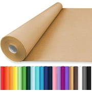 36"x 2400" (200') Large Brown Wrapping Easel Paper Roll, Bulletin Board Paper, Art Packing Moving Shipping Poster Thanksgiving Day Supplies, Crafting Drawing Table Runner 70GSM 55LB