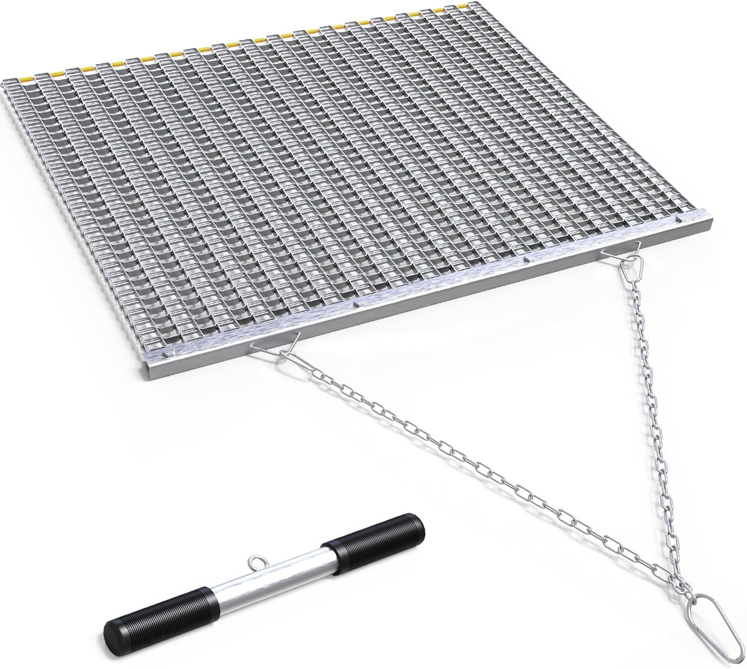 . 36" x 36" Durable Drag Mat Zinc and Steel Mesh Field Surface Leveling