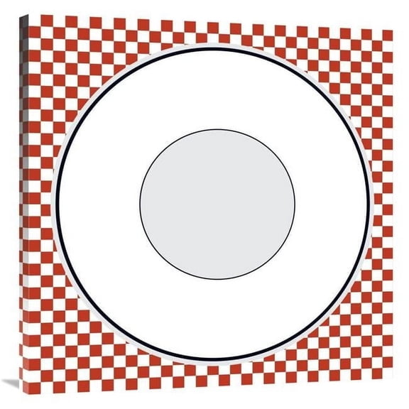 36 x 36 in. Mealtime - Picnic - Plate Art Print - BG.Studio