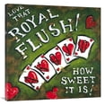 thumbnail image 1 of 36 x 36 in. Royal Flush Art Print - Janet Kruskamp, 1 of 1