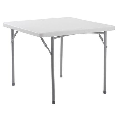 36 x 36 in. Square Heavy Duty Folding Table, Speckled Gray