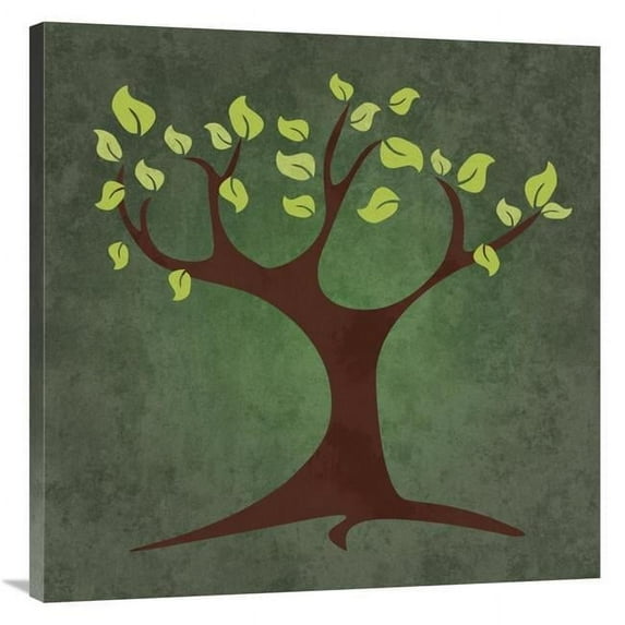 36 x 36 in. Tree Summer Art Print - BG.Studio