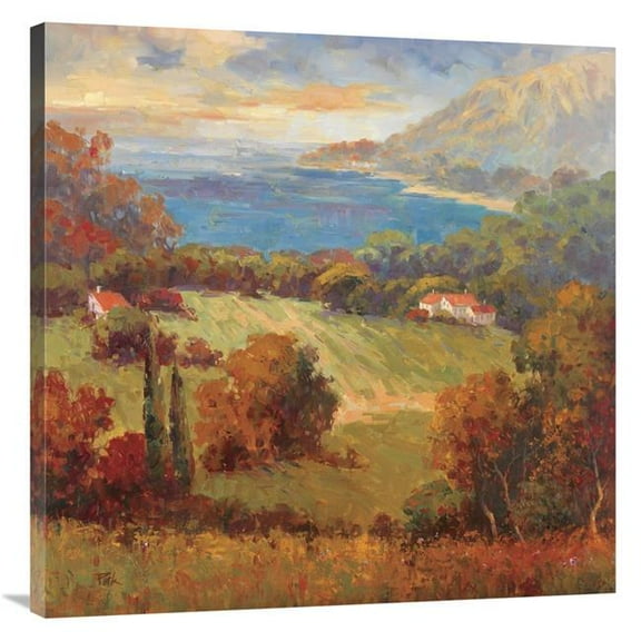 36 x 36 in. Tuscan Hill VIew Art Print - K Park