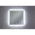 thumbnail image 1 of 36 x 36 in. Volta Series Frameless LED Bathroom Mirror, Aluminum, 1 of 1