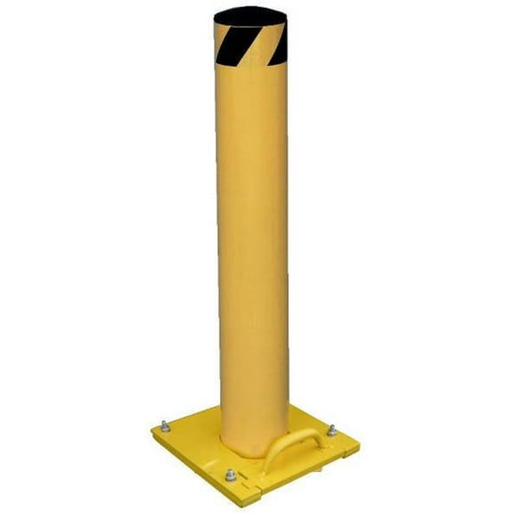 36 x 4.5 in. Surface Mounted Removable Steel Pipe Safety Bollard