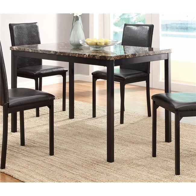 36 x 40 x 40 in. Tempe Counter Height Table with Faux Marble Top