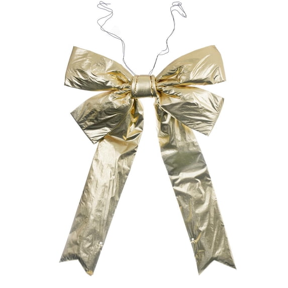 36" x 45" Gold Metallic UV Bow 9" Size