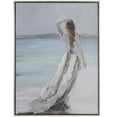 thumbnail image 1 of 36" x 47" Women Landscape Framed Wall Art with Silver Frame, by DecMode, 1 of 7