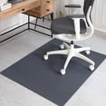 thumbnail image 1 of 36" x 48" Beluga Gray Patterned 1/2" Rug’d Chair Mat™, 1 of 6