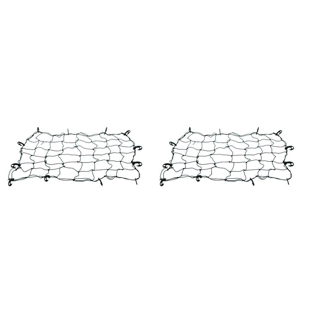 36" x 48" Bungee Cargo Net with 12 Hooks - 2 Pack