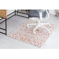 thumbnail image 1 of 36" x 48" Del Marcos Ivory & Multi 1/4" Rug’d Chair Mat™, 1 of 5