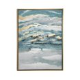 thumbnail image 1 of 36" x 48" Enlarge Slice Geode Framed Wall Art with Gold Frame, by DecMode, 1 of 15