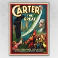 thumbnail image 1 of 36" x 48" Vintage 1926 Carter Witchcraft Magic Poster Wall Art, 1 of 10