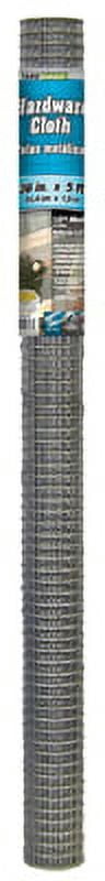 36" x 5', 1/2" Mesh Galvanized Hardware Cloth, 19 Gauge, Redi Roll., Each