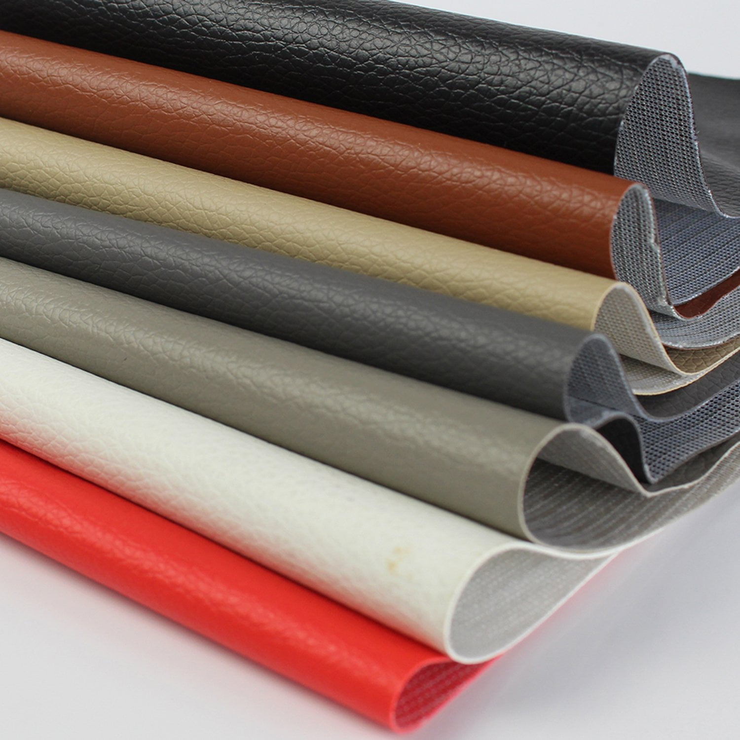 36 x 55inch 1 Yard Faux Leather Fabric Sheets Car Boat textile