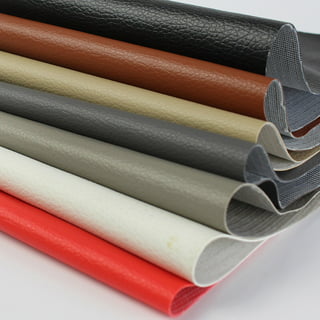 Bycast65 Black Matte Top-Grain Pattern Faux Leather Marine Vinyl Fabric