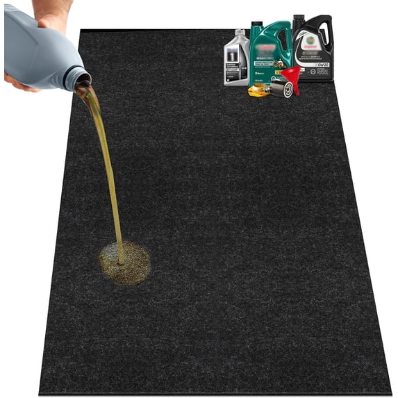 36" x 60" Oil Drip Mat for Garage Driveway, Reusable Floor Oil Spill Leak Absorbent Pads for Motorcycle Car Oil Leak Stain Resistant(1pcs)