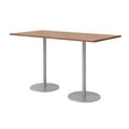 thumbnail image 1 of 36 x 72" Bistro Table - River Cherry Top - Silver Base, 1 of 3