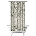 thumbnail image 1 of 36" x 72" Bright Floral Shower Curtain Vibrant Flower Print Rust-Resistant Grommets, 1 of 5