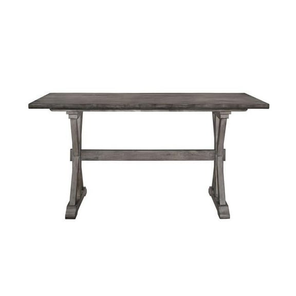 36 x 72 x 30 in. Amsonia Counter Height Table - Antique Gray