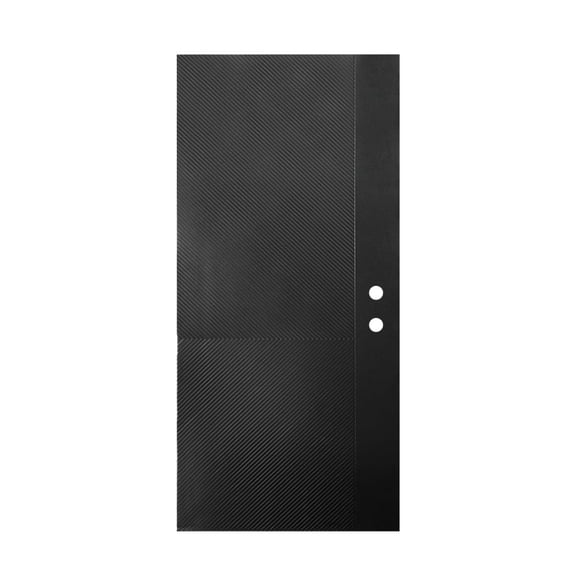 Dnrnaw 36 x 80 Fiberglass Entry Door Slab, Antique Black Finish, Left Hand Inswing Exterior Front Door Slab