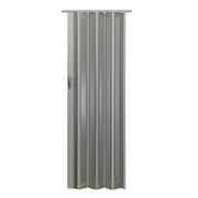 36 x 80 in. Metro Frosted Folding Doors, Aluminum Turquoise