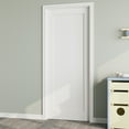 thumbnail image 1 of 36" x 96" 1 Panel Interior Door Slab Shaker, Solid Core Door Panel as Barn Door, Pocket Door, French Door, Prehung Door - as Panty Door, Closet Door, Pre-finished & Paintable, White, 1 of 9