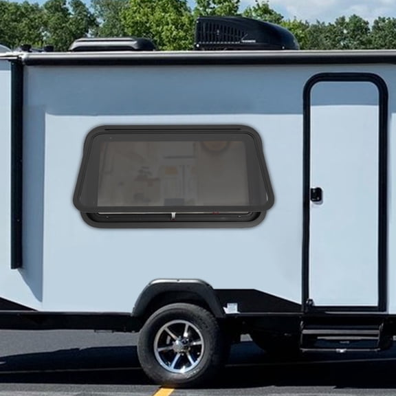36"x20" RV Emergency Push Out Exit Window w/ Trim Ring & Screen Camper Trailer
